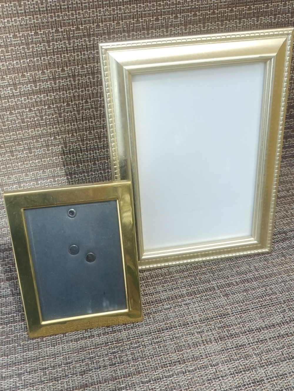 Brass Decorative Photo Frame , Soft Gold Larger Picture Frame